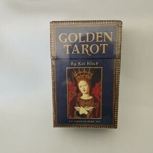 NIB, Golden Tarot deck by artist Kat Black, published by U.S. Games Systems, Inc